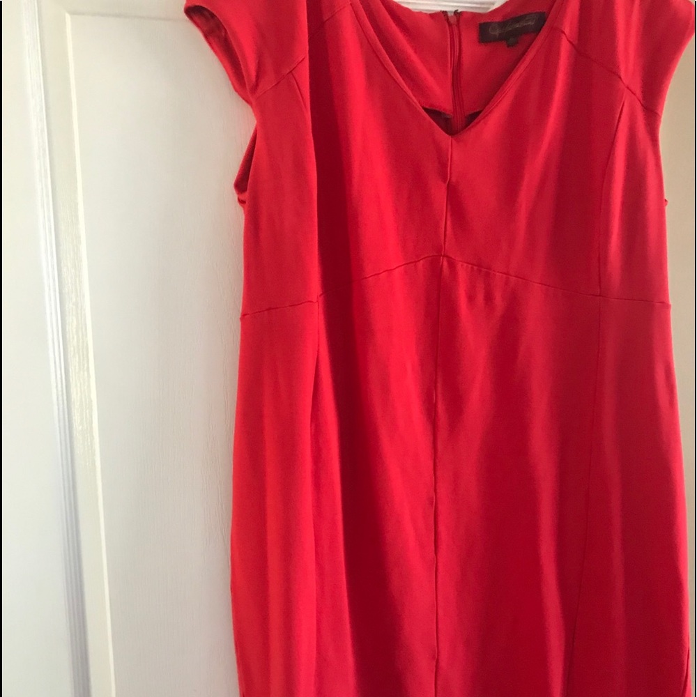 Ladies Red Bodycon Dress.